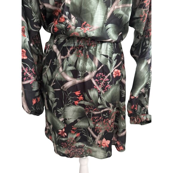 JOHANNA ORTIZ x H&M Botanical Fauna Long Sleeve Dress Size Small - Picture 4 of 12